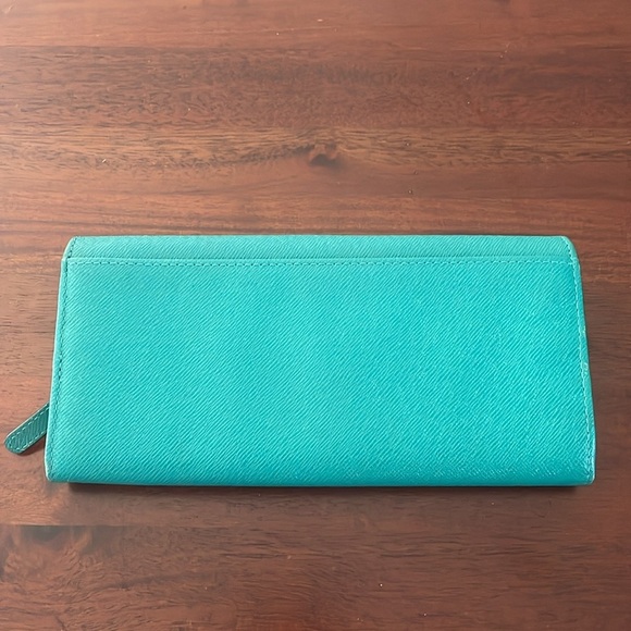 MICHAEL KORS Wallet multi card holder zip change compartment gold hardware - Picture 4 of 14